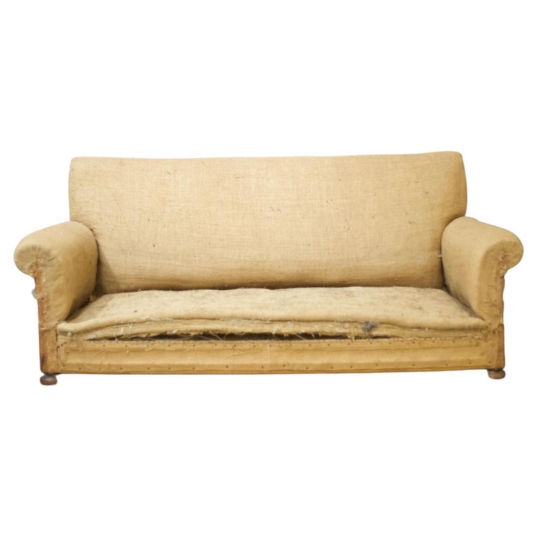 pot Bot verdrietig 1930s English Country House Square Back Sofa For Sale at 1stDibs