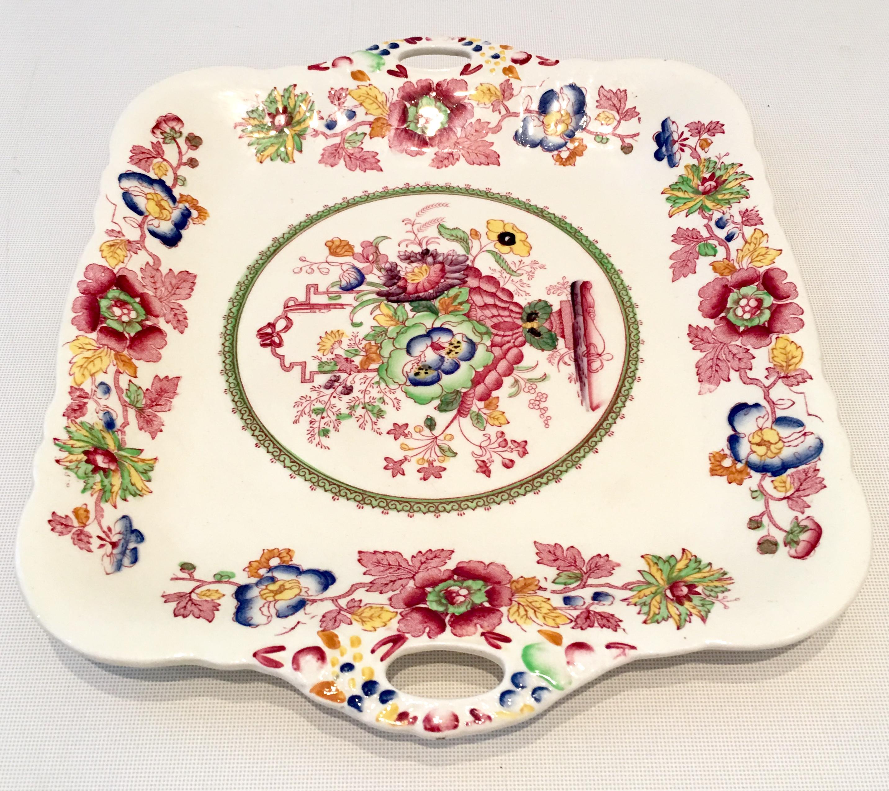 1930s English Ironstone China Cake Platter "Strathmore" By Mason's at ...