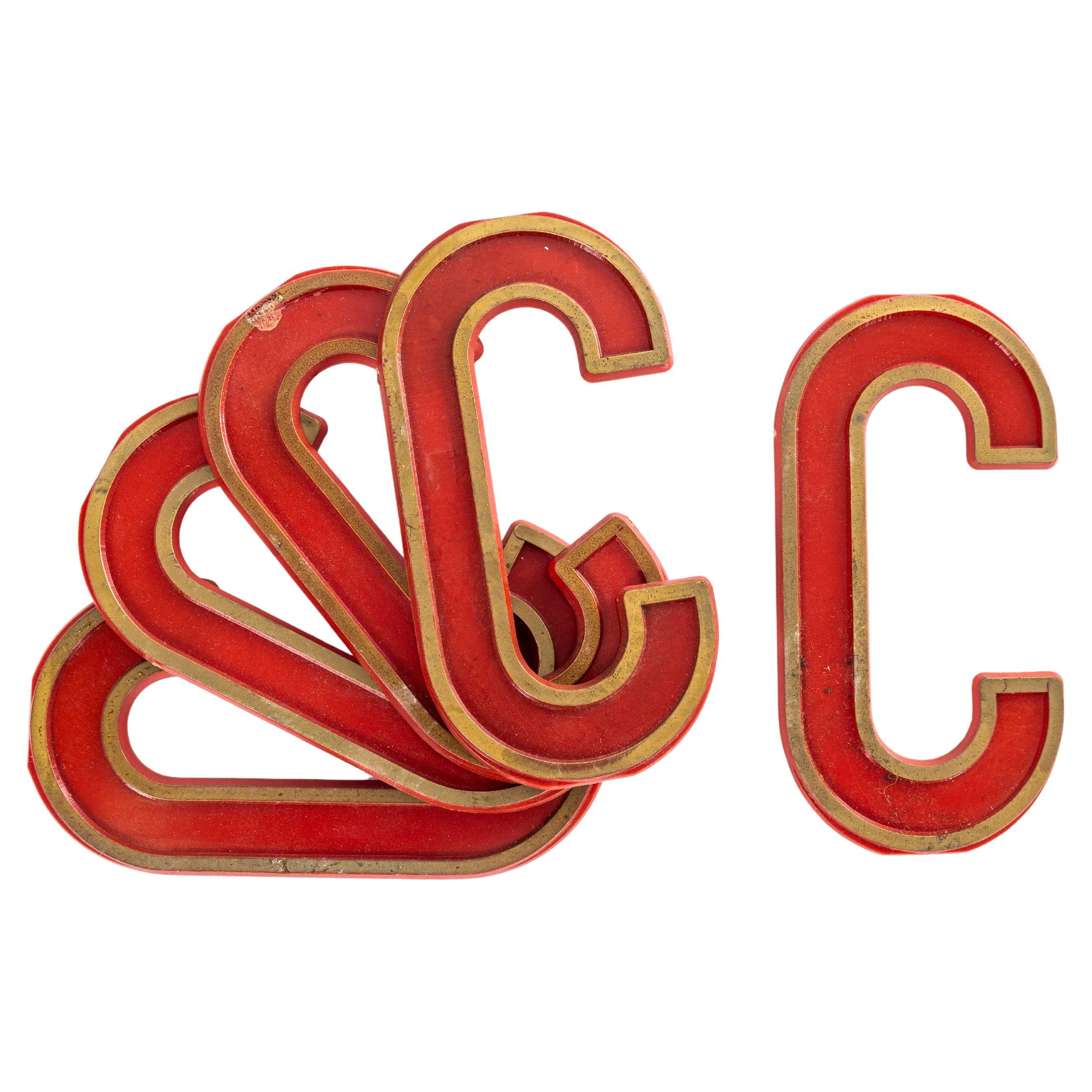 1930's English Marquee Cinema Letter - C