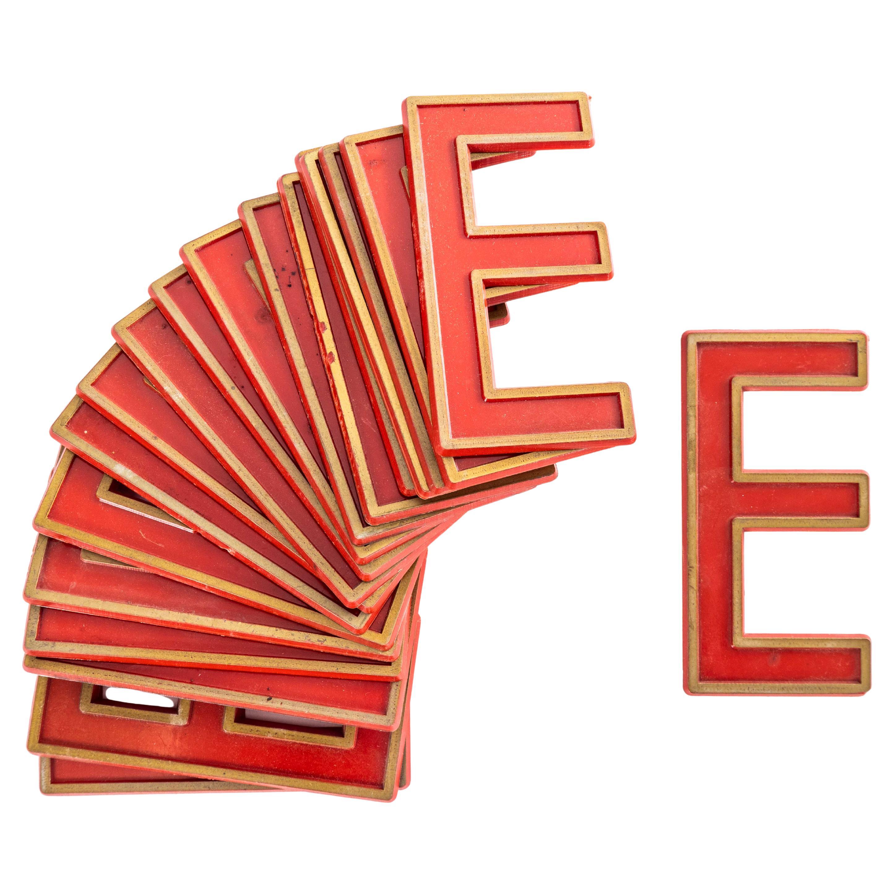 1930's English Marquee Cinema Letter - E For Sale