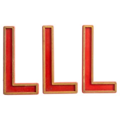 1930's English Marquee Cinema Letter - L