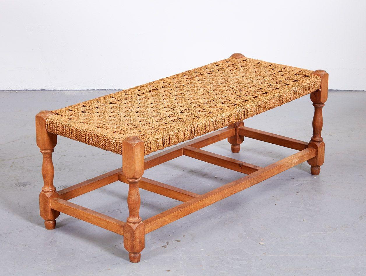Arts and Crafts 1930's English Rope Bench