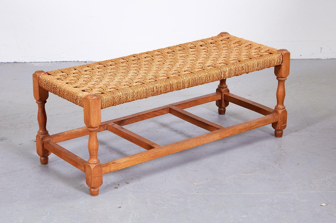 1930's English Rope Bench In Good Condition In Greenwich, CT