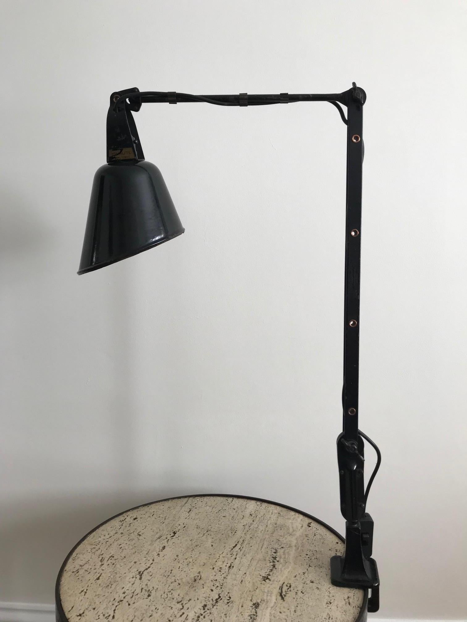 20th Century 1930s English Zonalite Walligraph Anglepoise Desk Lamp For Sale