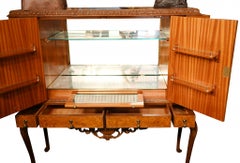 1930s Epstein Drinks Cabinet Cocktail Chest Walnut