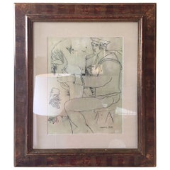 Dessin érotique de Gregorio Prieto des années 1930