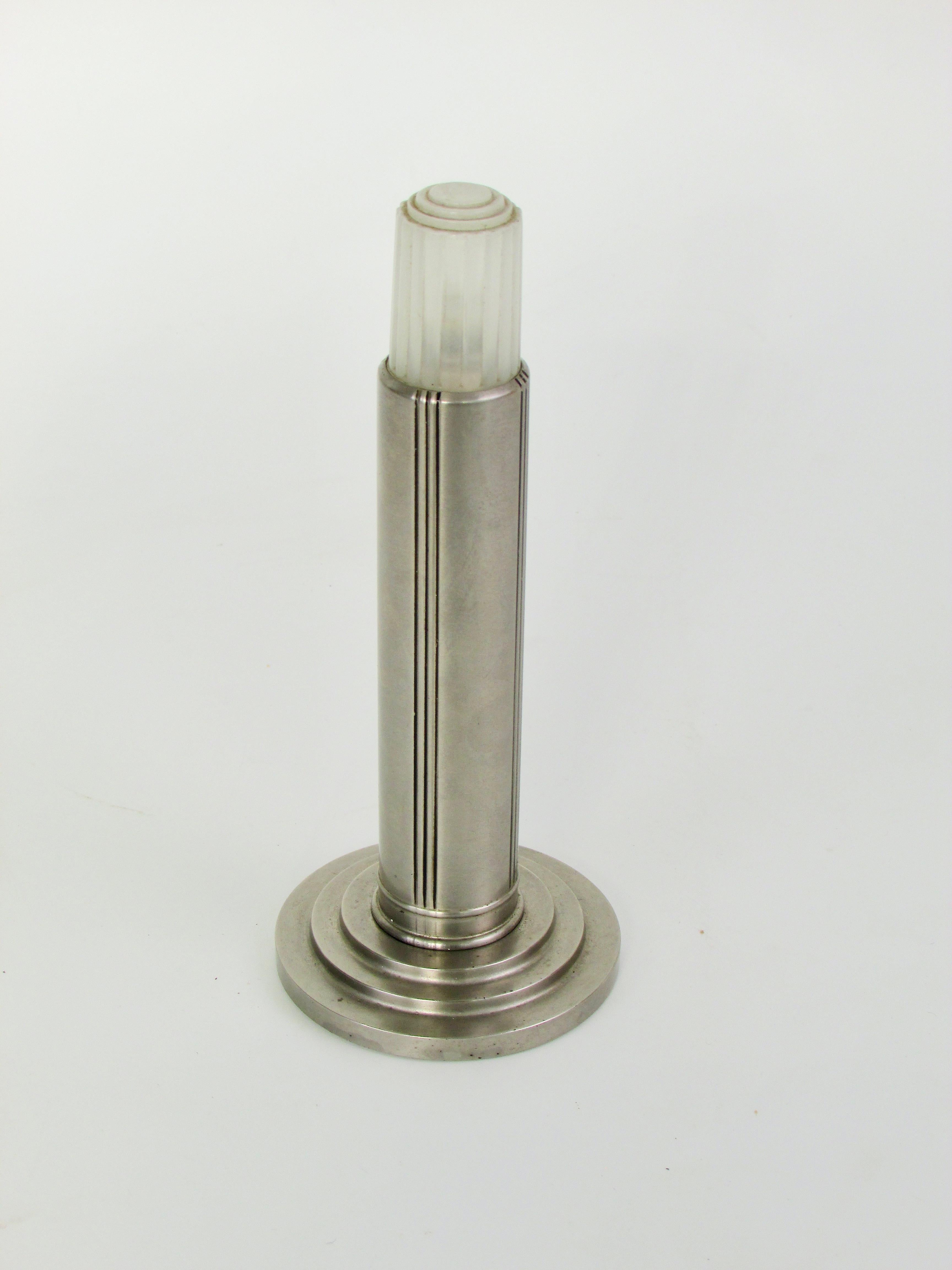 American 1930s Eveready skyscraper theme Art Deco electric candle  For Sale