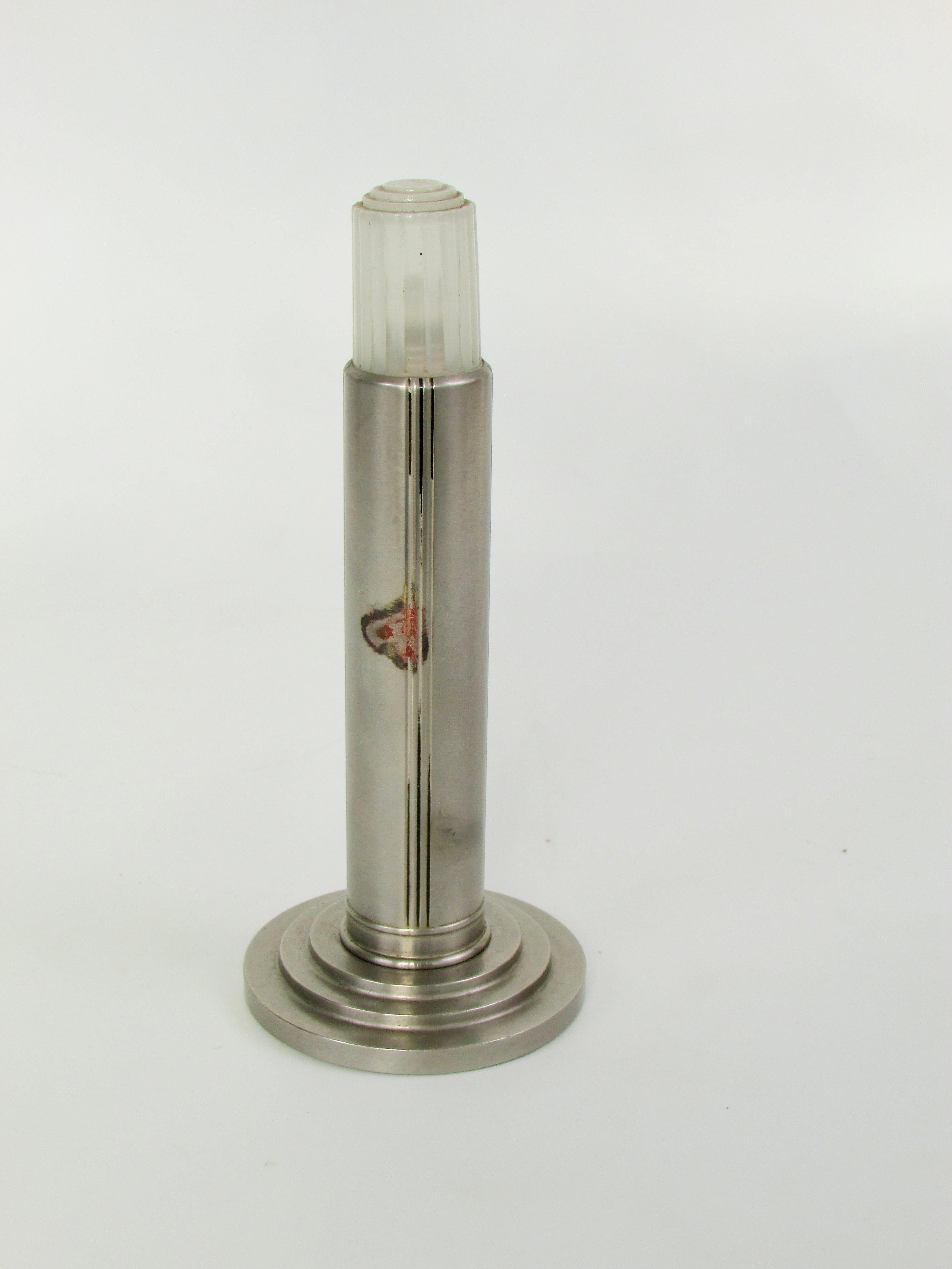 Mid-20th Century 1930s Eveready skyscraper theme Art Deco electric candle  For Sale
