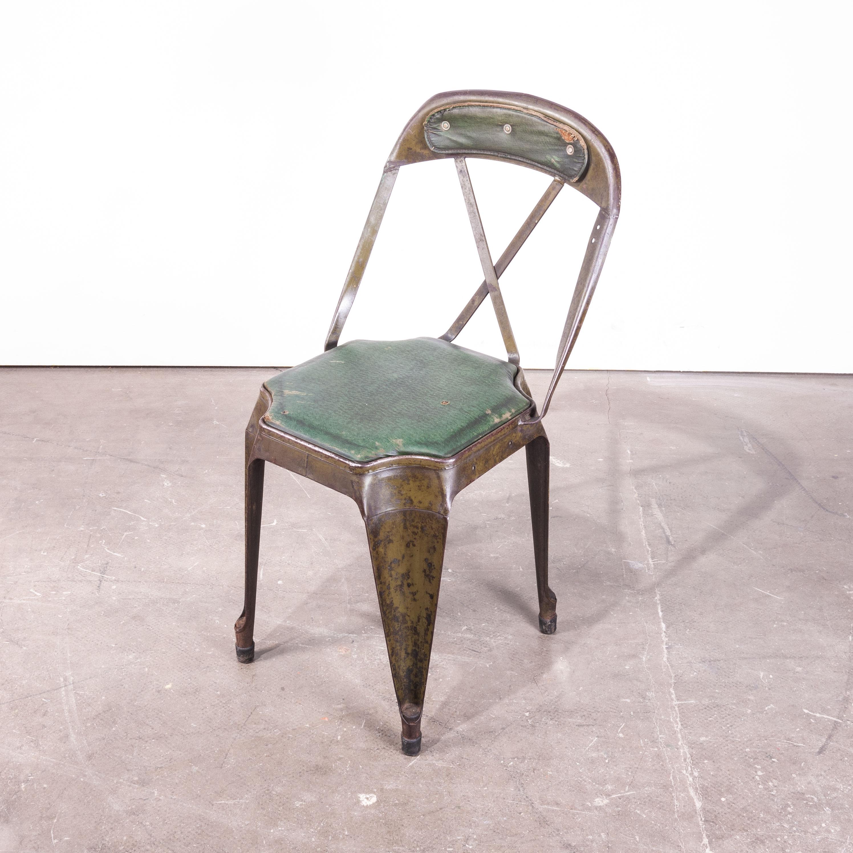 Steel 1930s Evertaut Cross Back Dining Chair For Sale