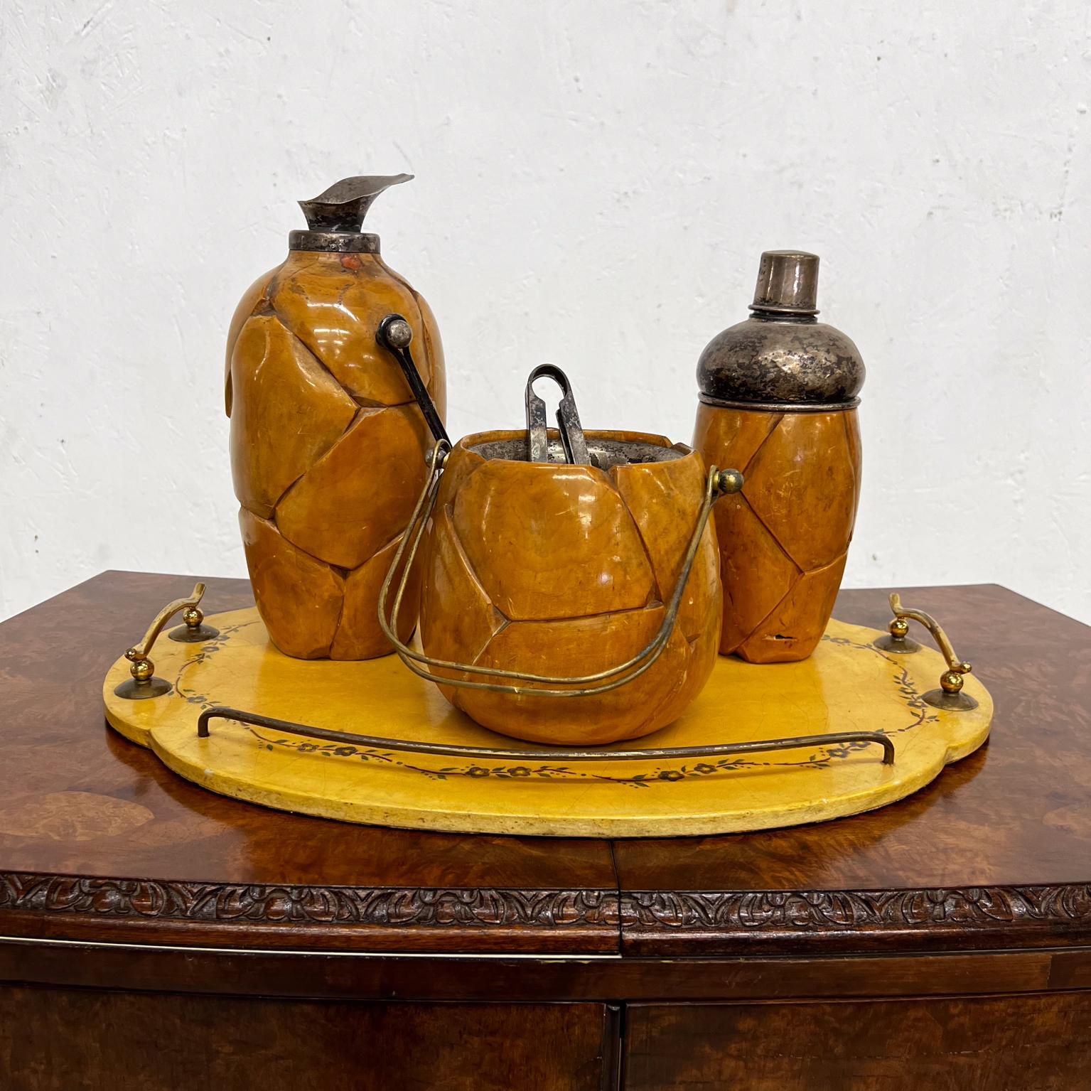 1930s Exquisite English Art Deco Cocktail Dry Bar Burlwood and Walnut 12