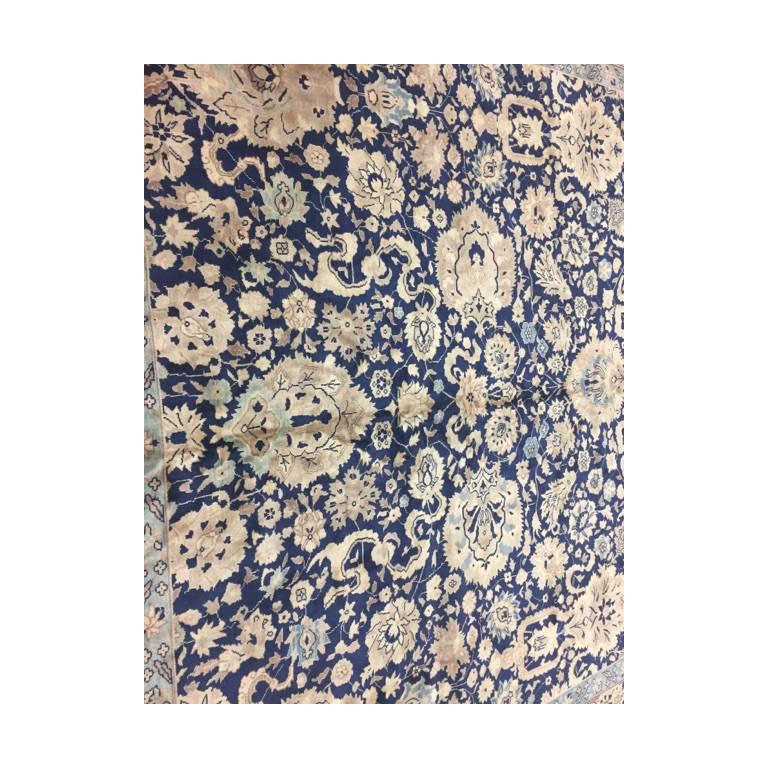 Indian 1930s Fine Indo Rug from District of Larestan For Sale