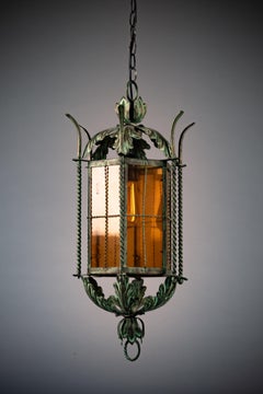 Lanterna finlandese in ferro battuto degli anni '30