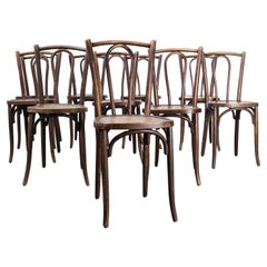 1930's Fischel French Bentwood Dining Chairs, Set of Ten