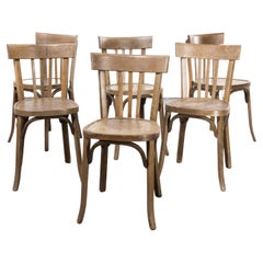 1930's Fischel French Bentwood Saddle Back Dining Chairs, Set of Ten