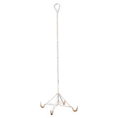 Vintage 1930's Forged Cornish Butchers Hanging Hook Cluster