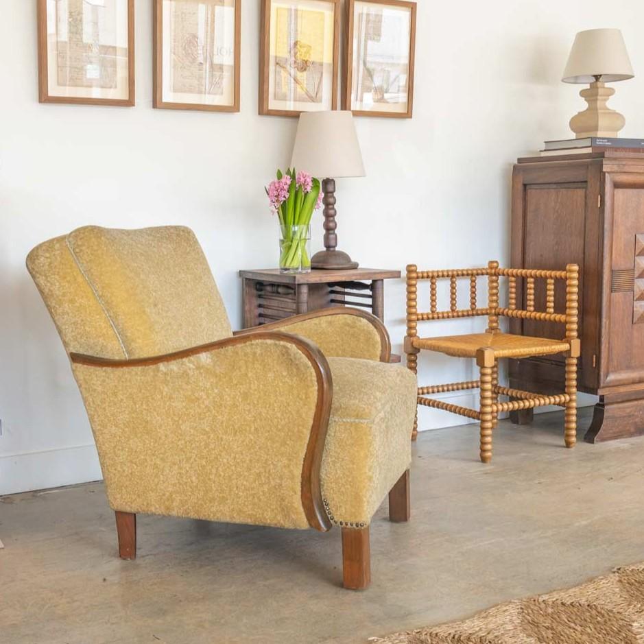 Art Deco 1930's French Armchair