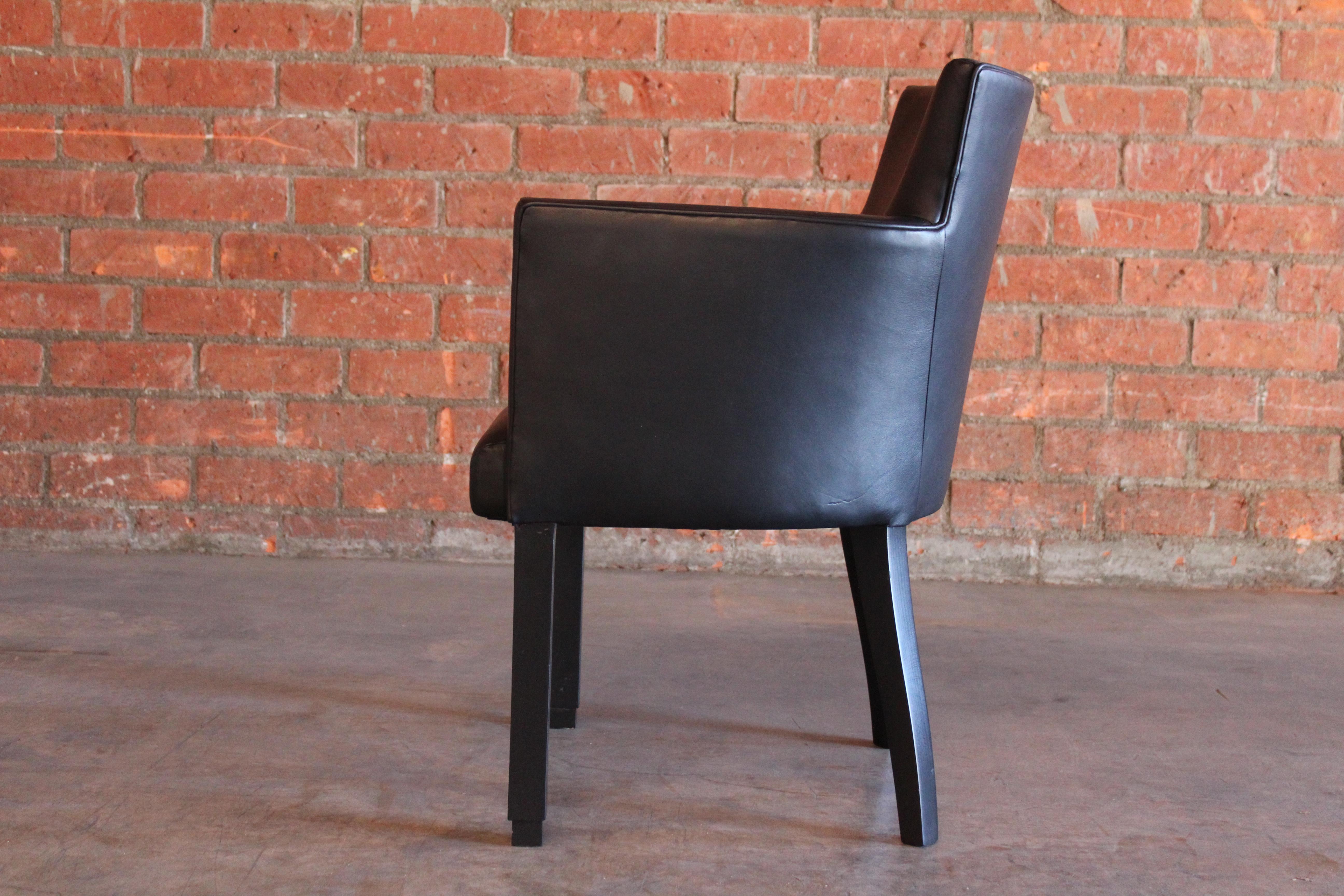 1930s French Armchair in the Manner of Jacques Adnet 9