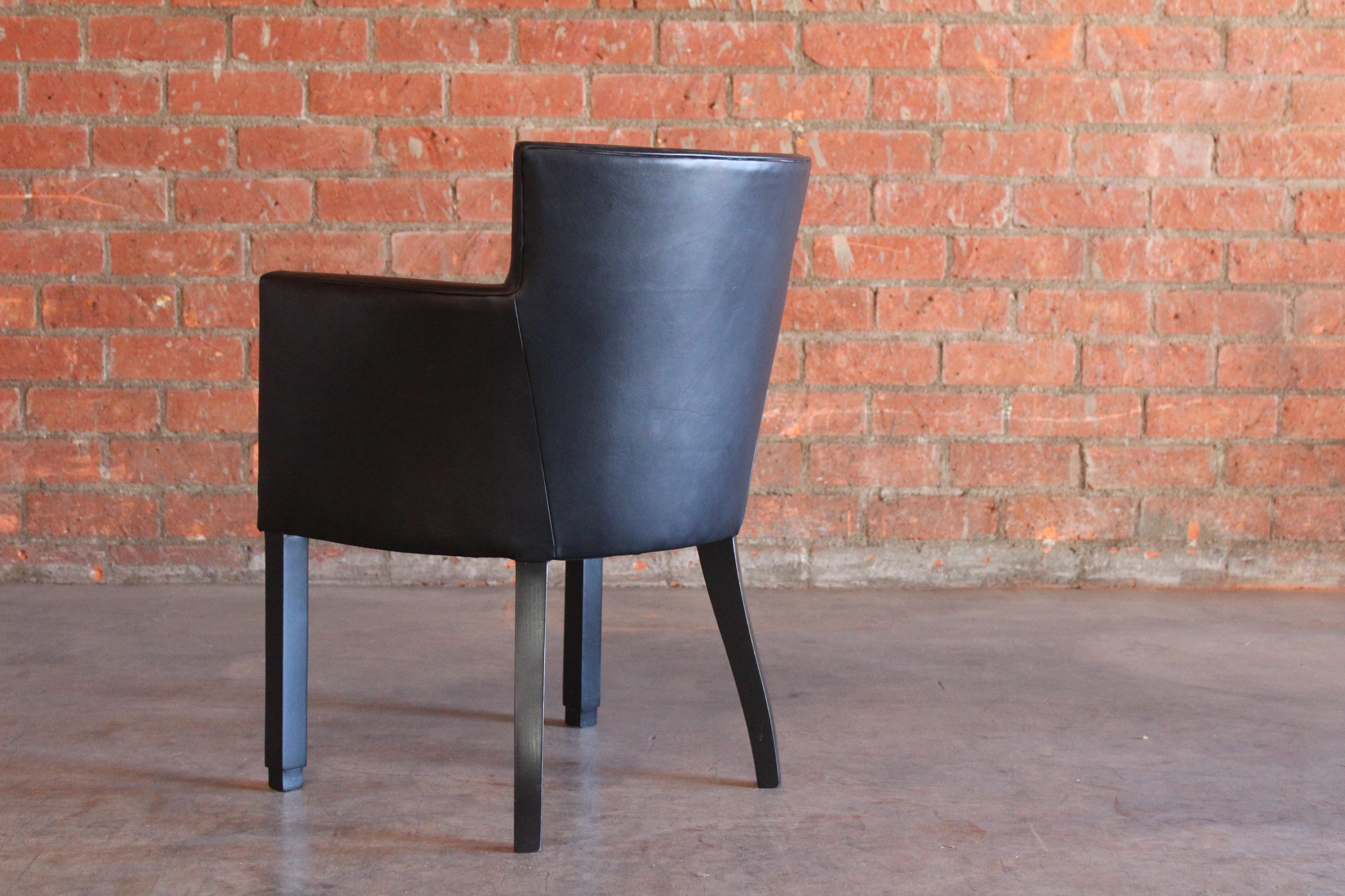 1930s French Armchair in the Manner of Jacques Adnet 11