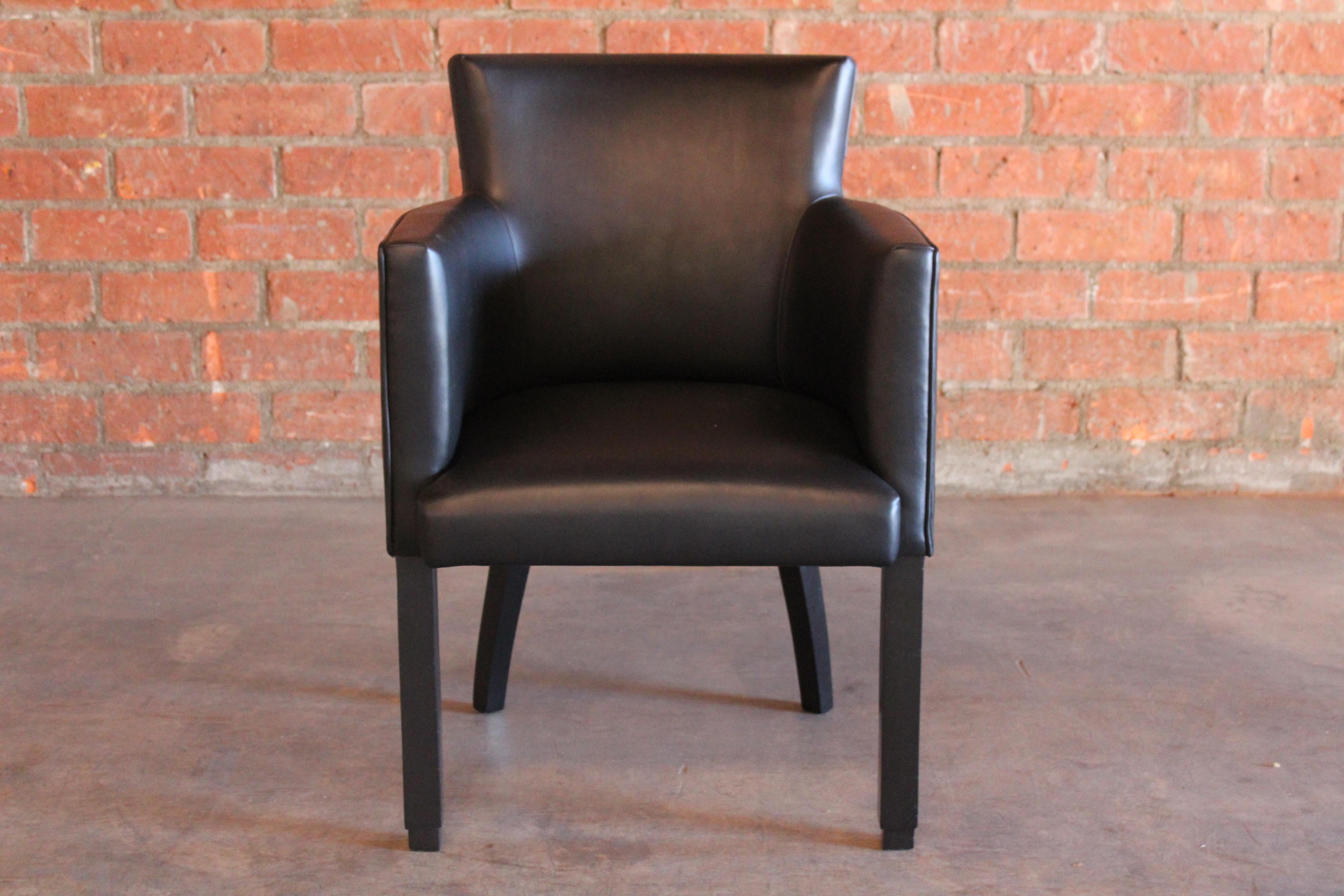 1930s French Armchair in the Manner of Jacques Adnet In Good Condition In Los Angeles, CA