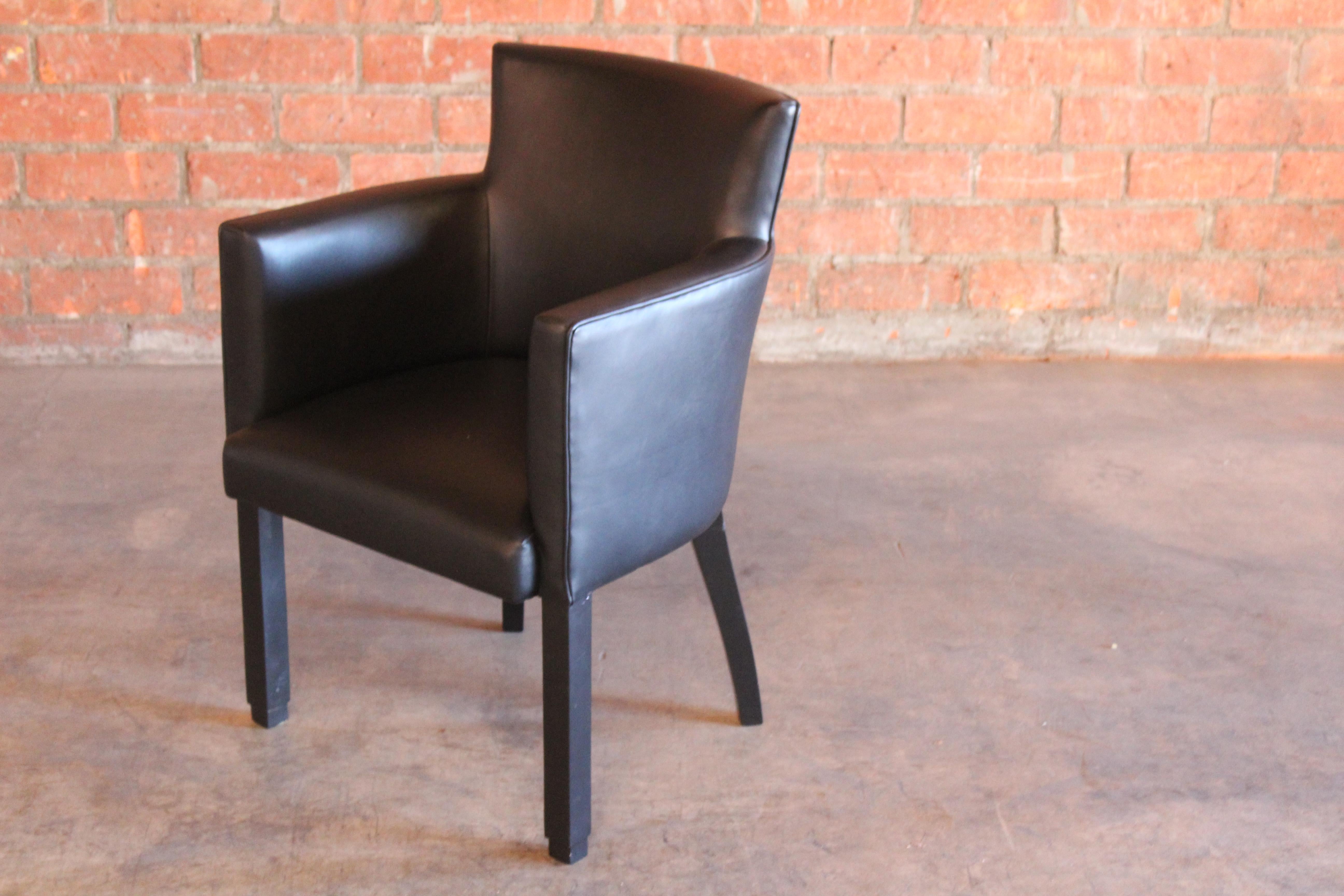 1930s French Armchair in the Manner of Jacques Adnet 1