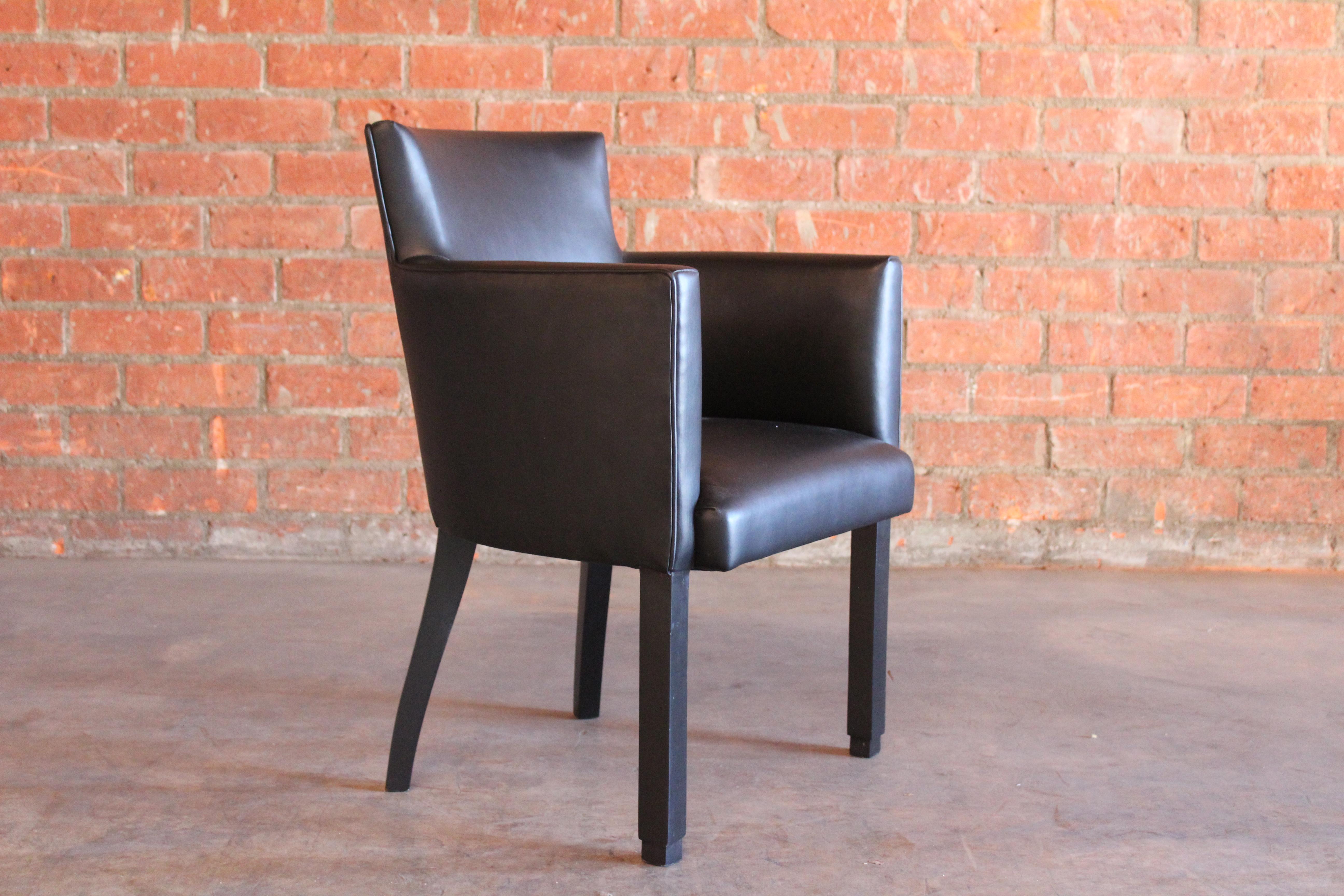 1930s French Armchair in the Manner of Jacques Adnet 3