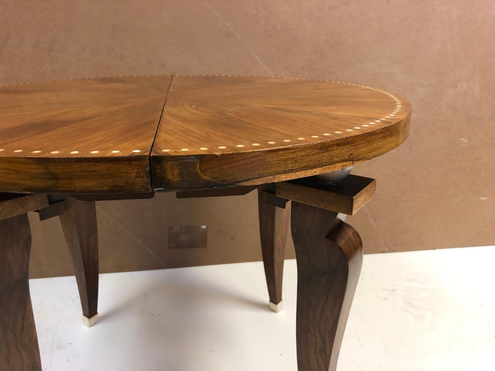 1930s French Art Deco Adjustable Table For Sale 8