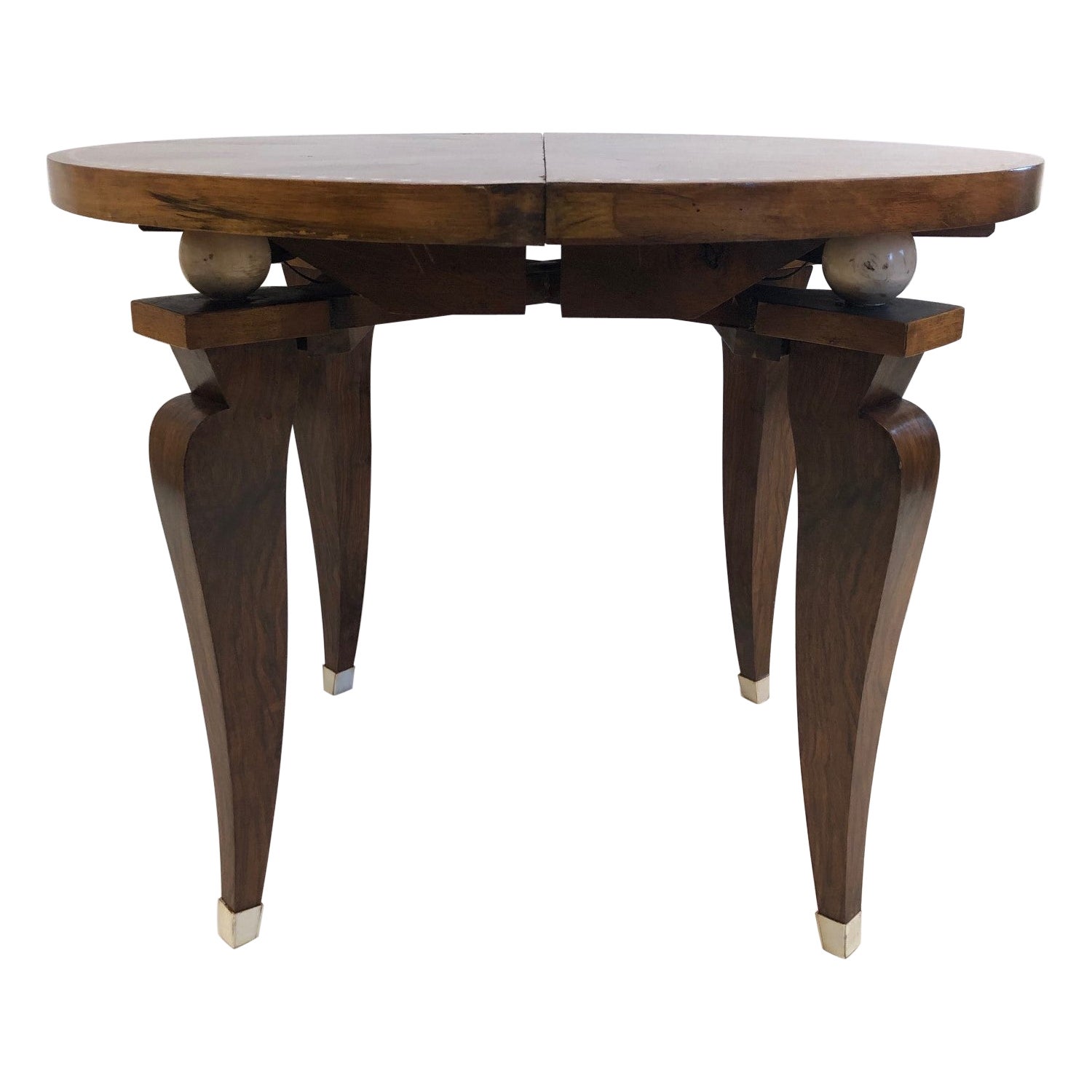 1930s French Art Deco Adjustable Table