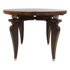 1930s French Art Deco Adjustable Table