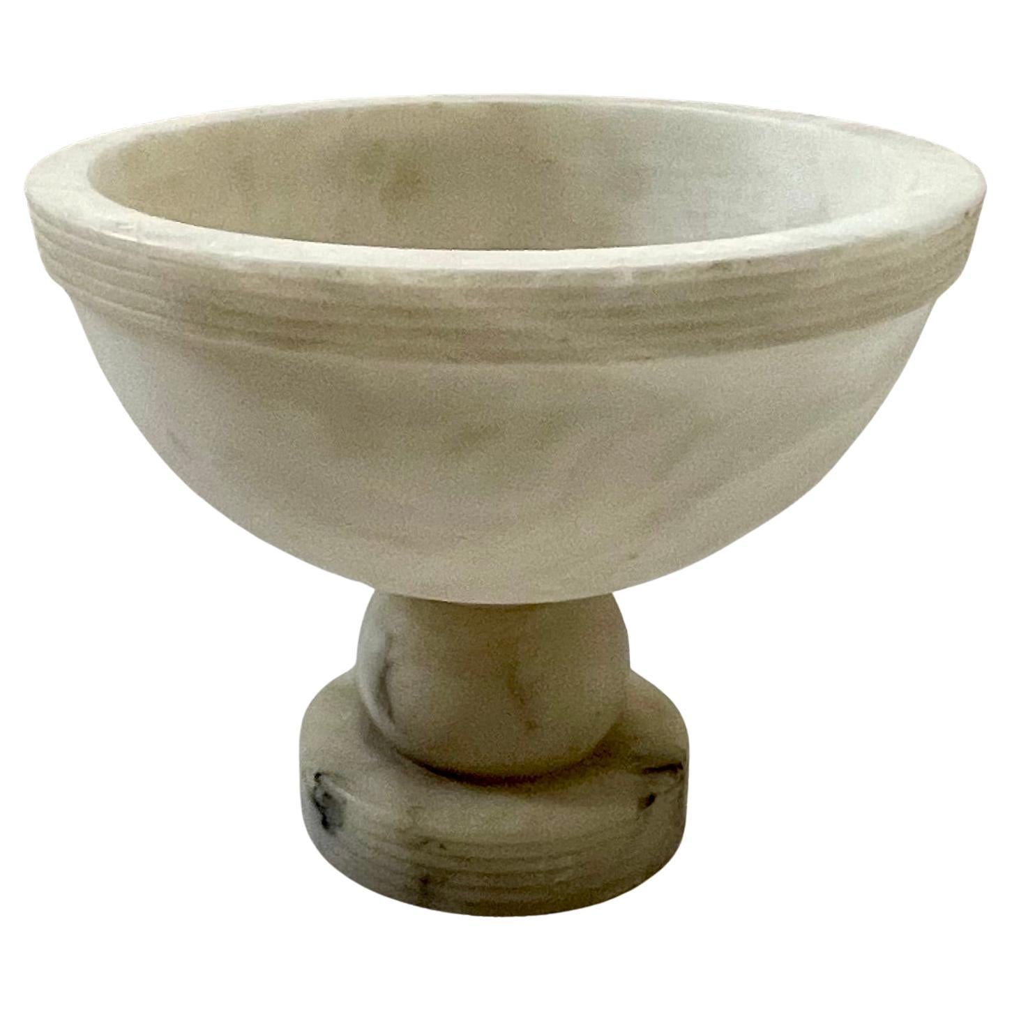 1930s French Art Deco Alabaster Centrepiece For Sale