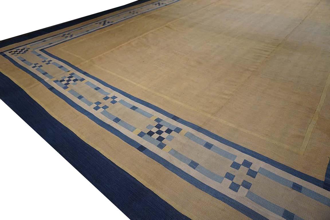 Art Déco 1930s French Art Deco Aubusson Carpet Attributed to Jean-Michel Frank in vendita