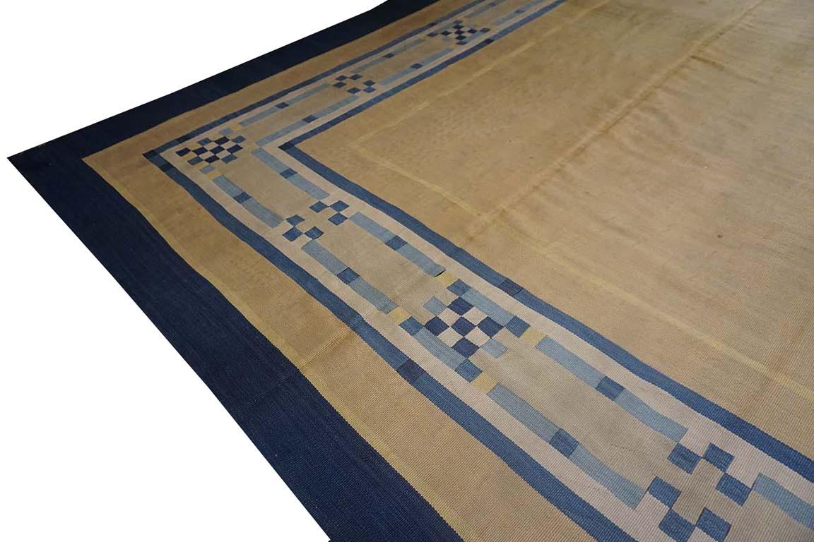 Lana 1930s French Art Deco Aubusson Carpet Attributed to Jean-Michel Frank in vendita