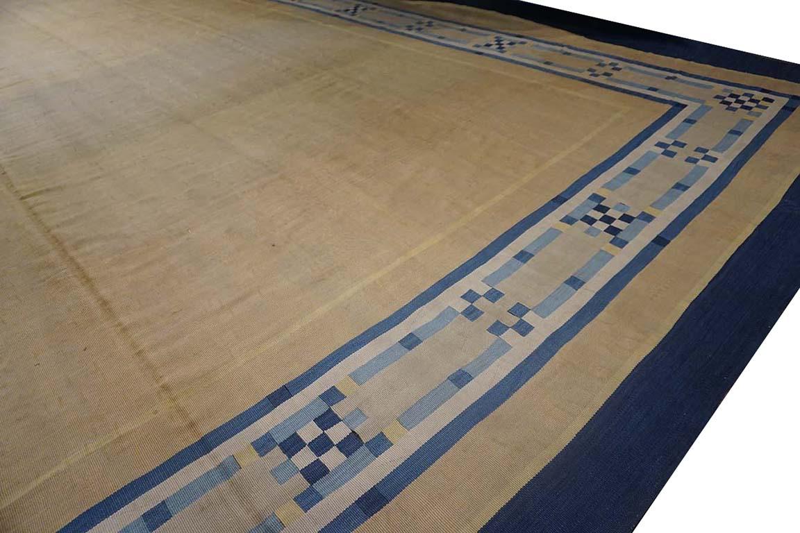 1930s French Art Deco Aubusson Carpet Attributed to Jean-Michel Frank in vendita 1