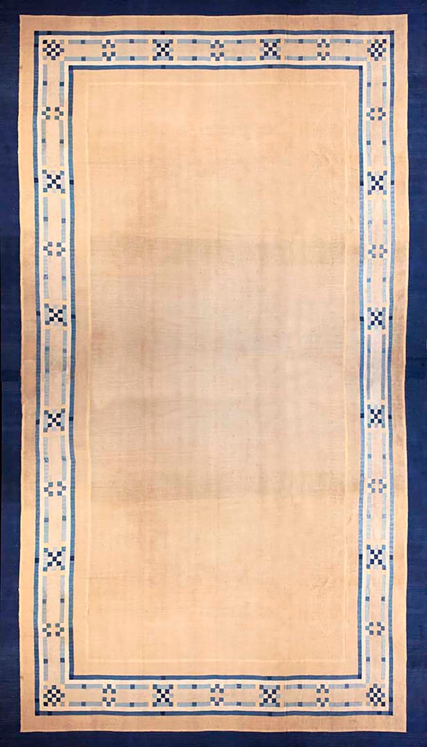 1930s French Art Deco Aubusson Carpet Attributed to Jean-Michel Frank