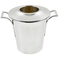 French Art Deco Silver Plate Champagne Ice Bucket Wine Cooler