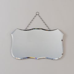 1930s French Art Deco Beveled Mirror