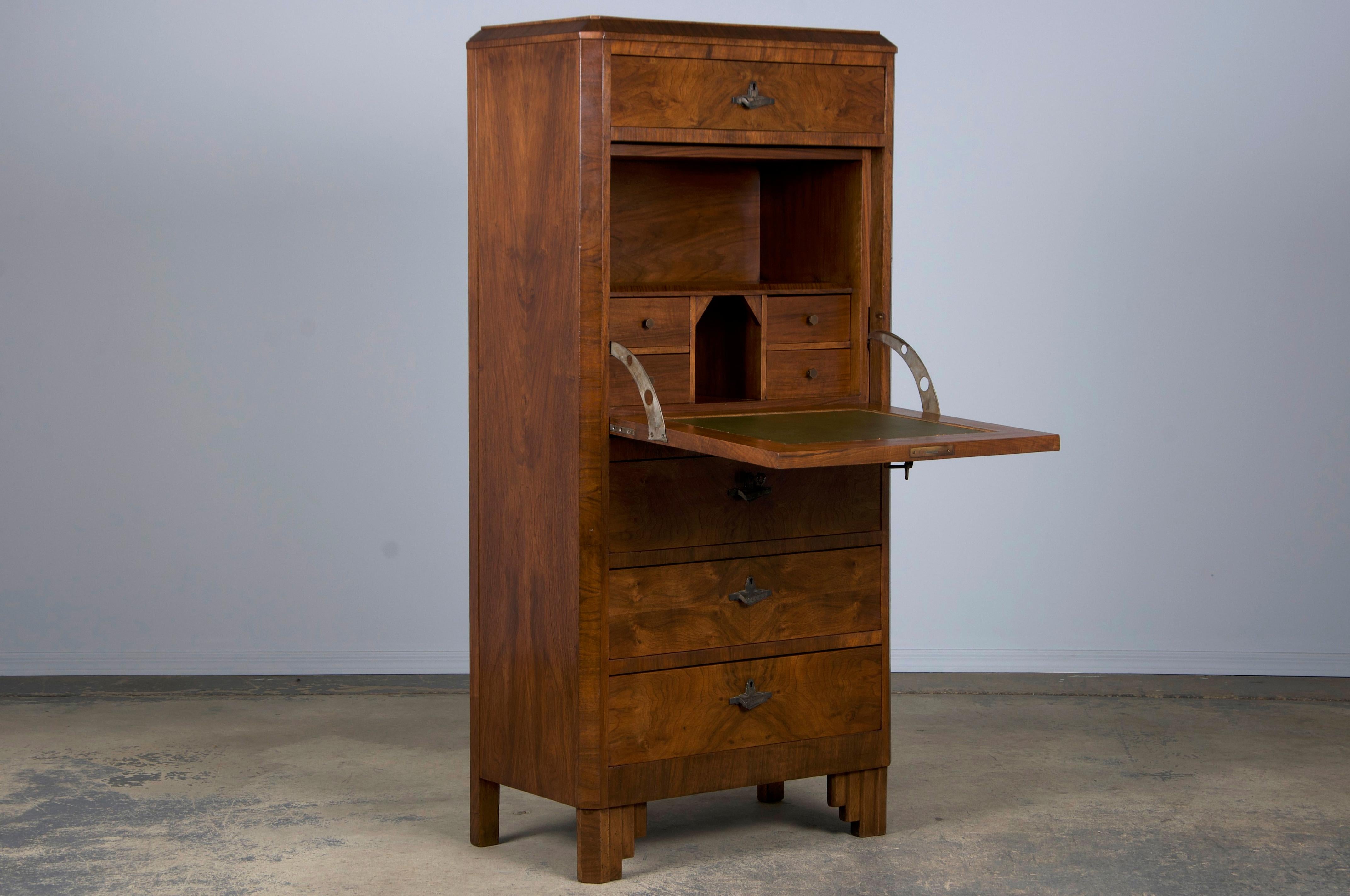Secrétaire de bureau Art déco français des années 1930 6