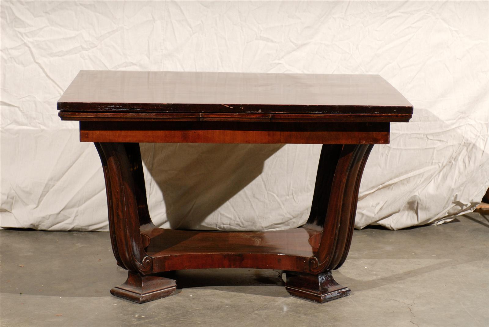 1930s French Art Deco Dining Table 1