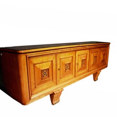 1930s French Art Deco Fruitwood Sideboard
