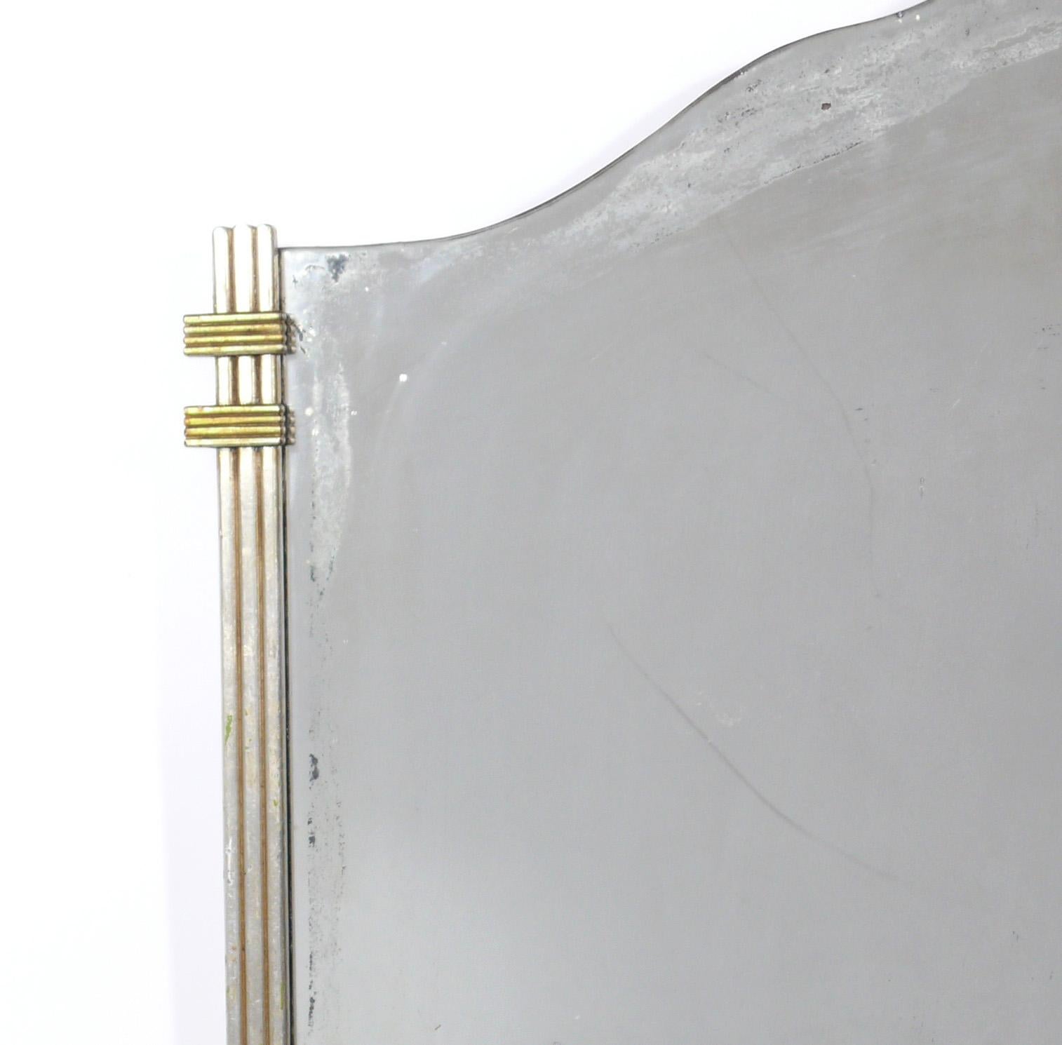 Gilt 1930s French Art Deco Mirror