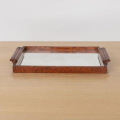 1930er Jahre Französisch Art Deco Mirror Tablett