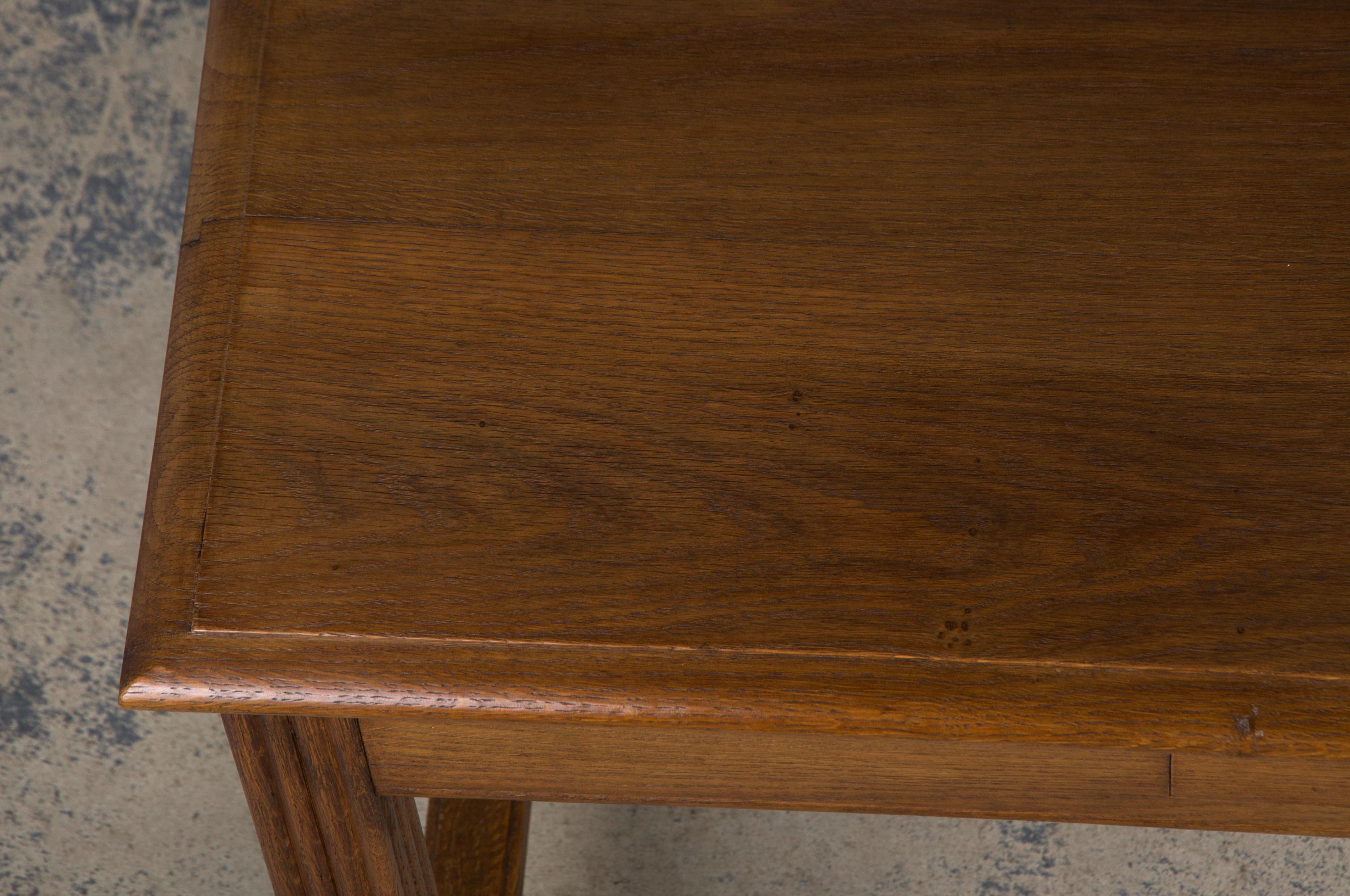 20ième siècle Bureau Art déco français en chêne des années 1930 en vente