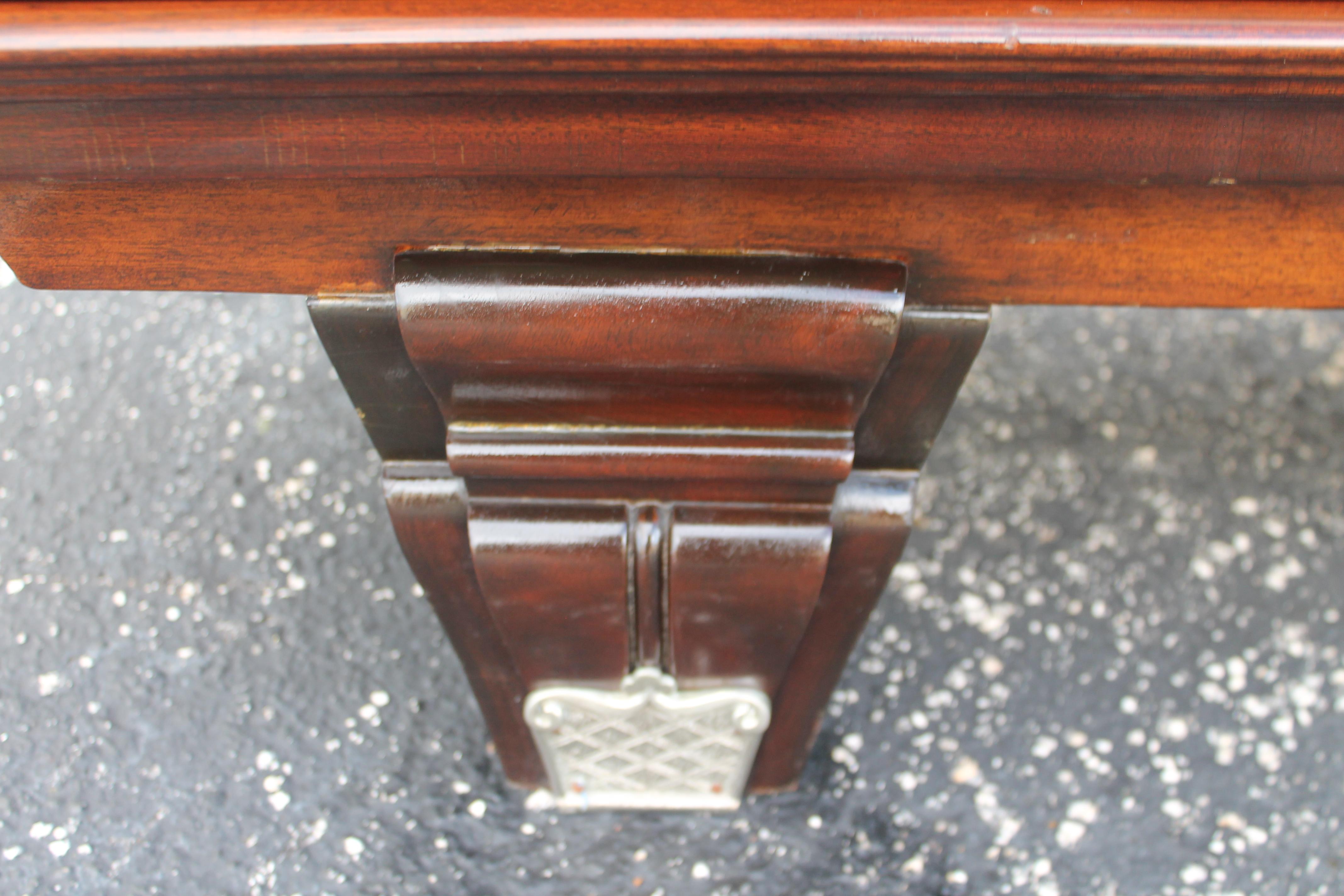 Buffet Art Deco francese del 1930 in palissandro/ M.M.P. Intarsio di sirene stile Jules Leleu in vendita 1