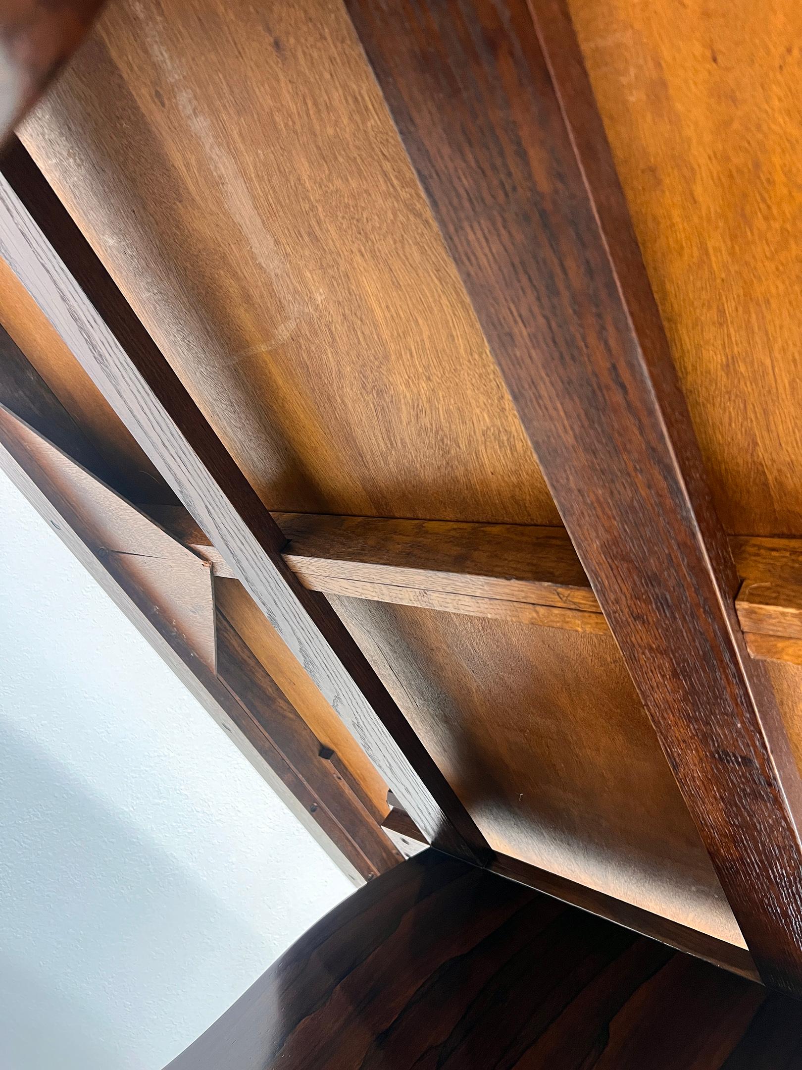 1930er Jahre Französisch Art Deco Palisander Esszimmer oder Schreibtisch, Französisch poliert im Angebot 5