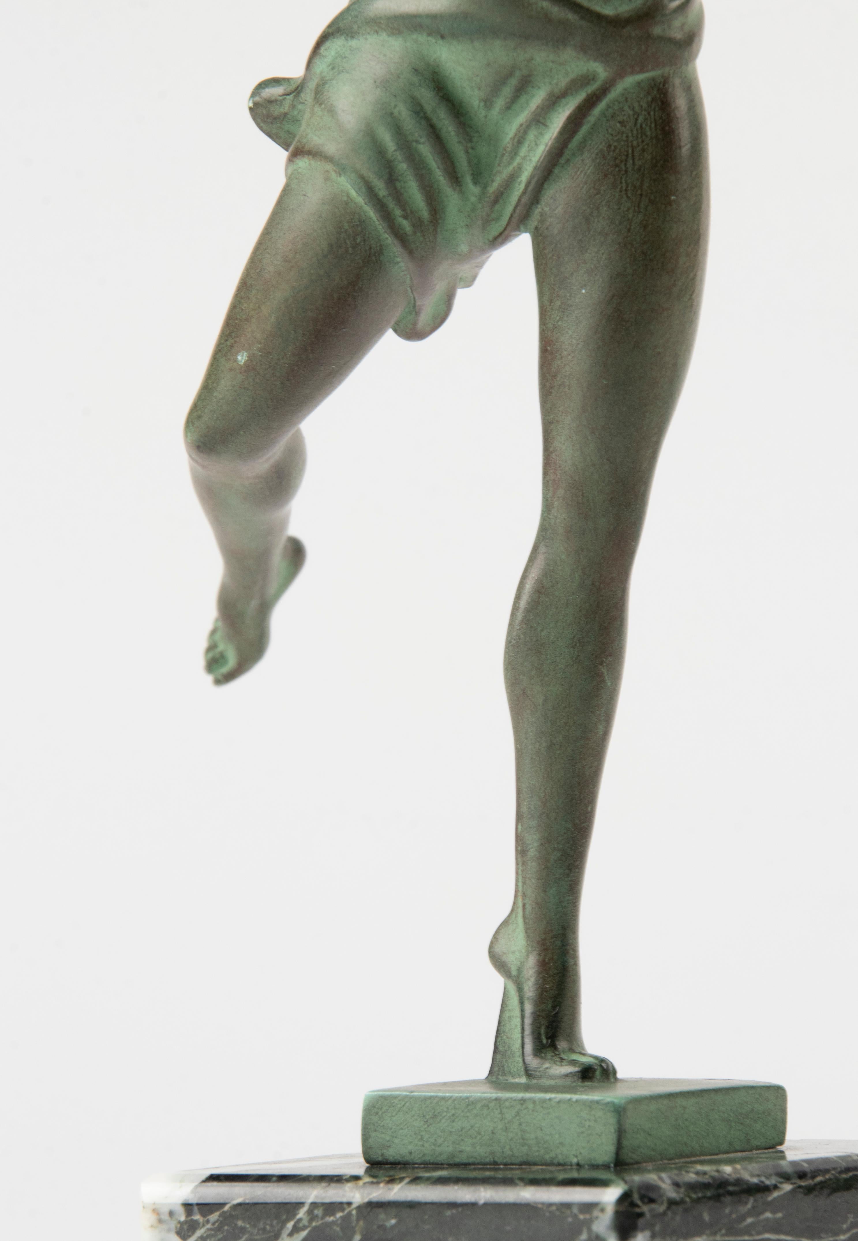 Sculpture Art déco française des années 1930 de Jean de MarCo du Studio Max Le Verrier 6