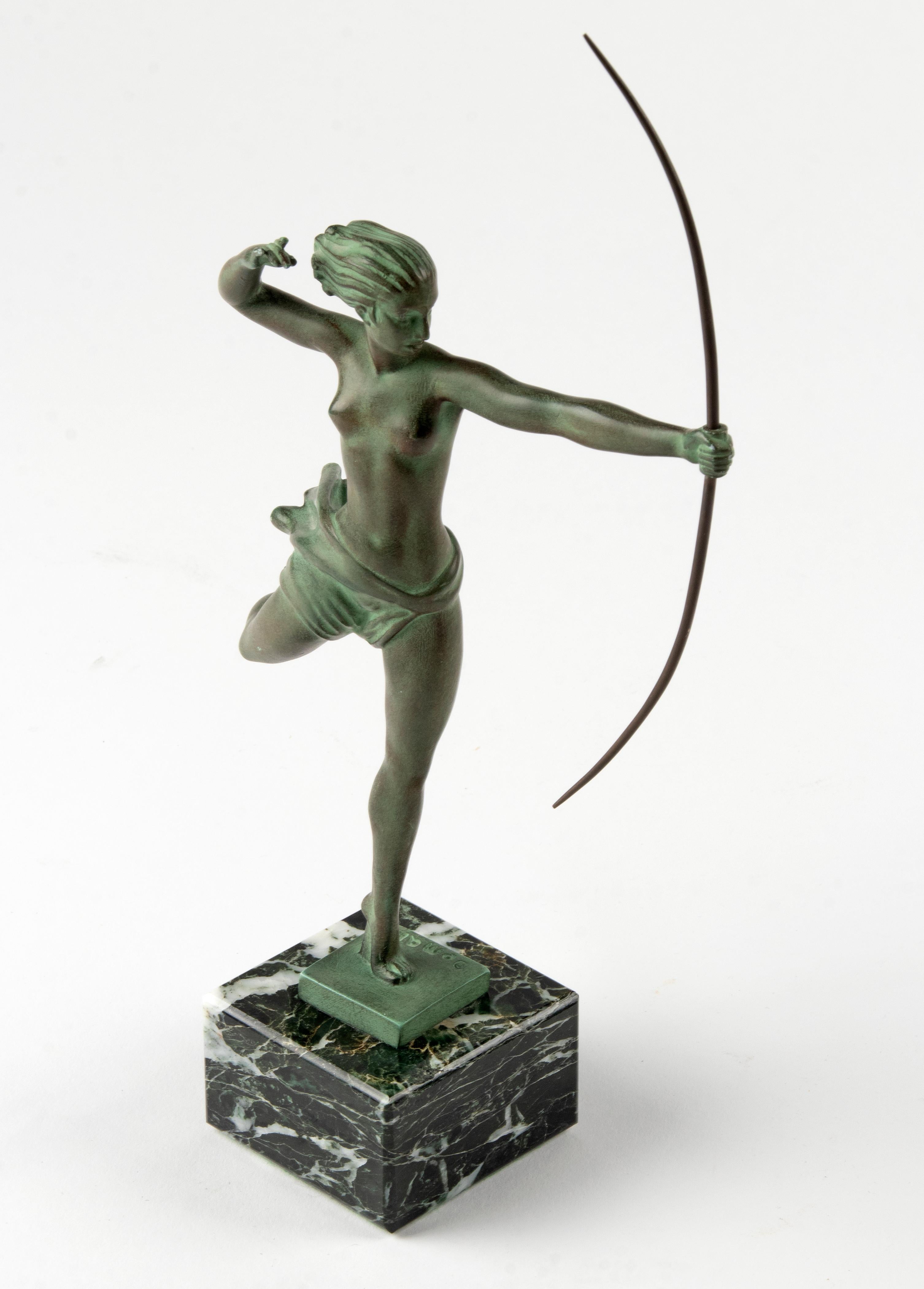 Sculpture Art déco française des années 1930 de Jean de MarCo du Studio Max Le Verrier 10