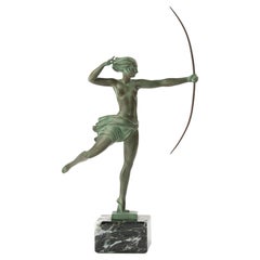 1930's French Art Deco Sculpture by Jean de MarCo from Studio Max Le Verrier