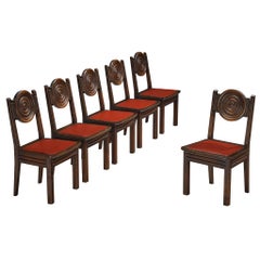 Sedie da sala da pranzo Art Deco