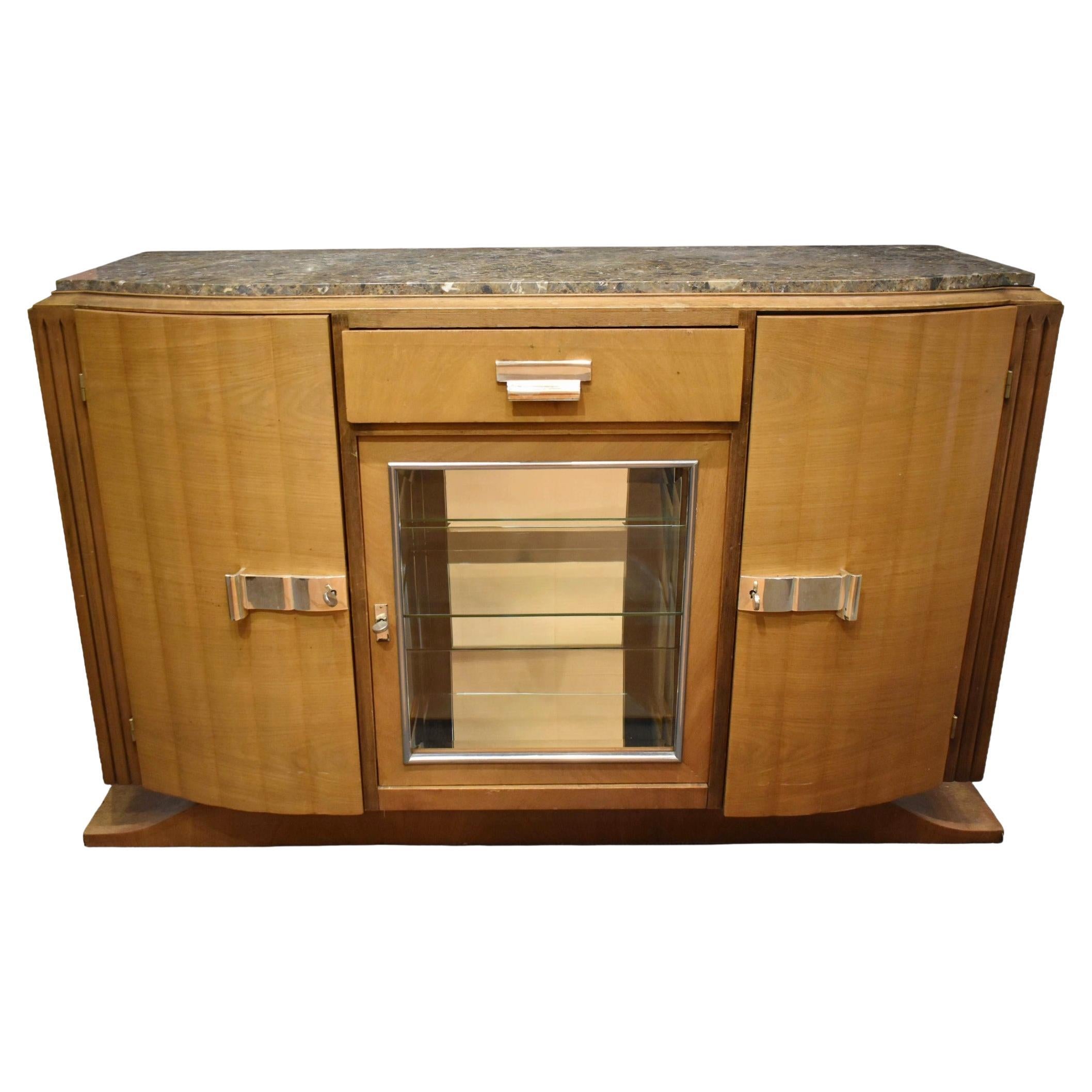 1930s French Art Deco Sideboard For Sale