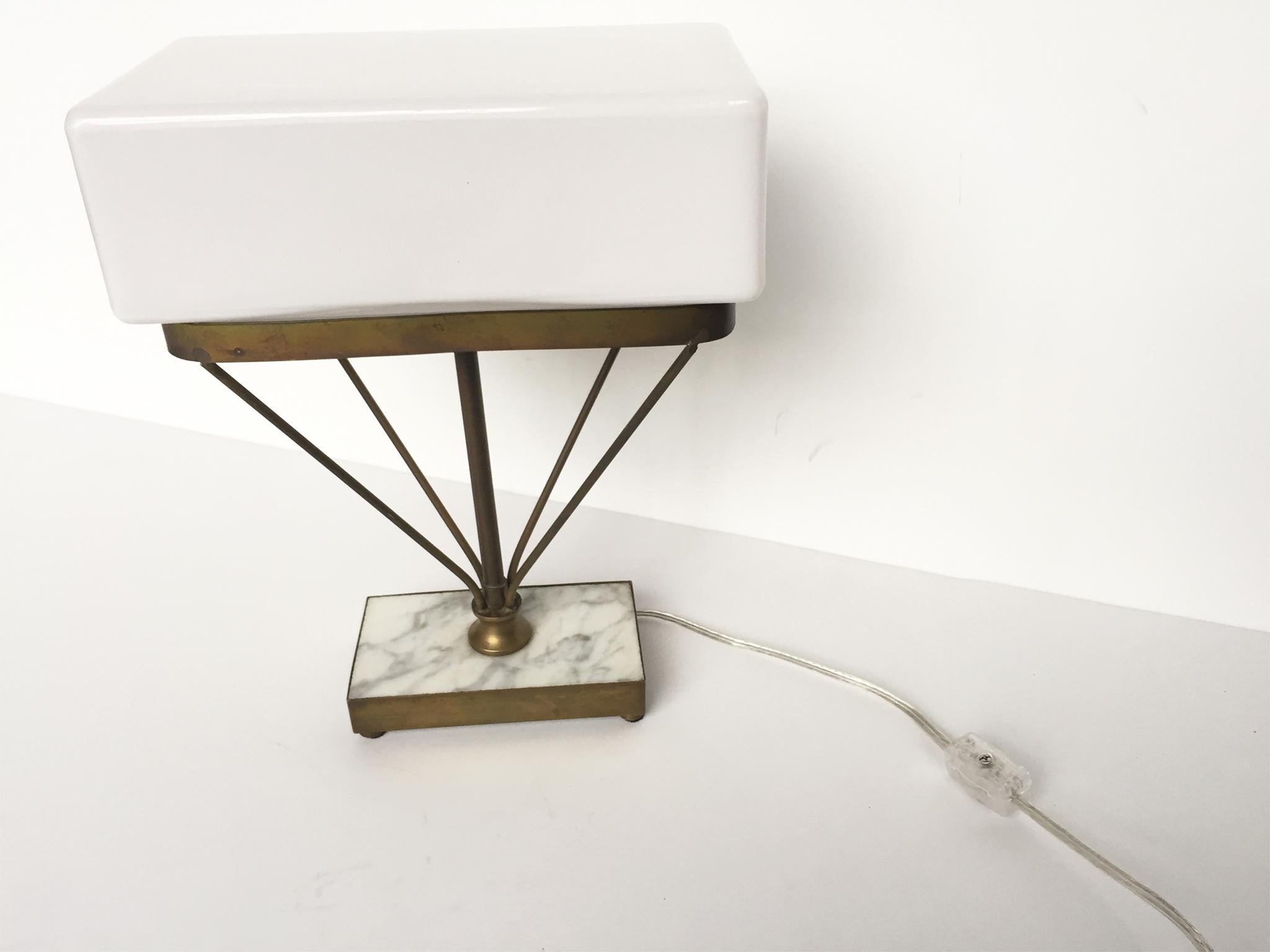 1930s French Art Deco Table Lamp in the Style of Jacques Adnet 5