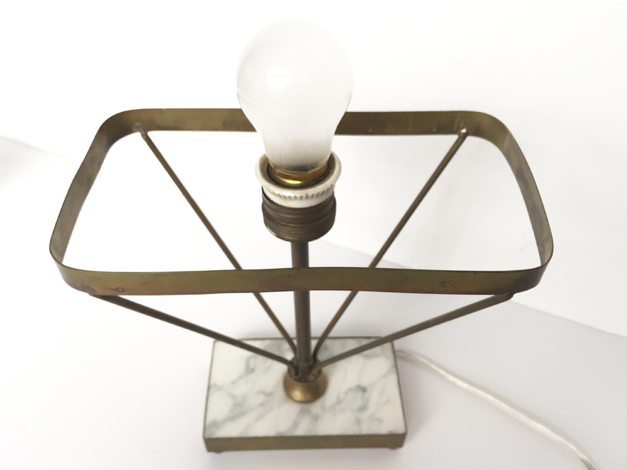 1930s French Art Deco Table Lamp in the Style of Jacques Adnet 3